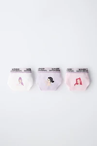 AGES 6-14 / THREE-PACK KPOP DEMON HUNTERS™ NETFLIX © UNDERWEAR