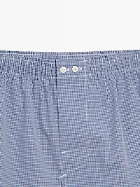 Gingham mini boxers