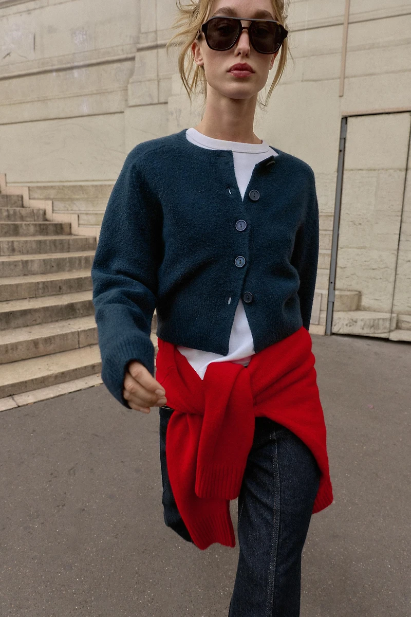 GILET EN MAILLE DOUCE