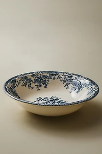 FLORAL EARTHENWARE BOWL