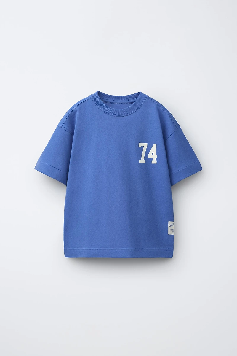 NUMBER JOGGING T-SHIRT