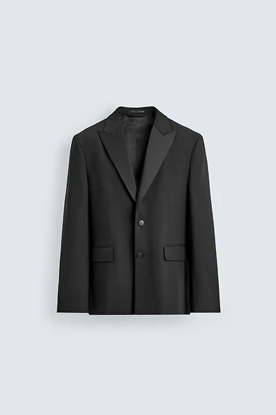 WOOL TUXEDO BLAZER