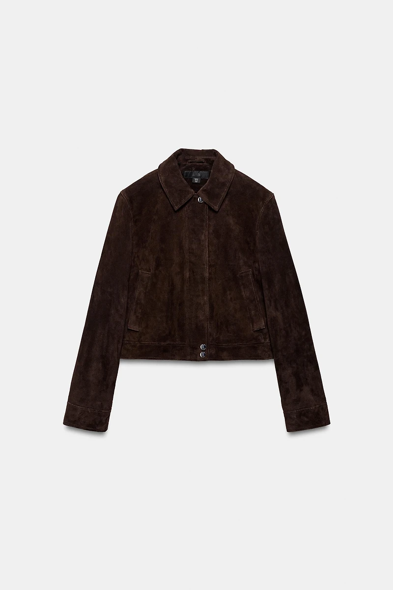 100% SUEDE LEATHER JACKET