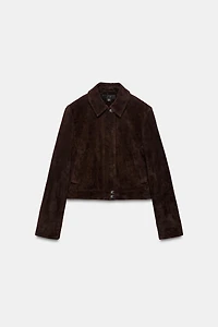 100% SUEDE LEATHER JACKET