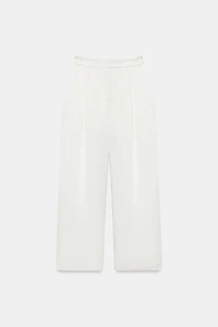 PANTALON BARREL SATINÉ