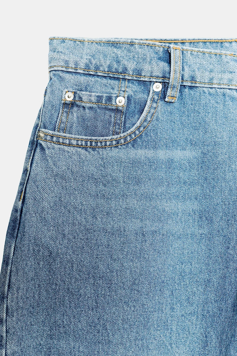 ZW COLLECTION MID-RISE CAPRI BALLOON JEANS