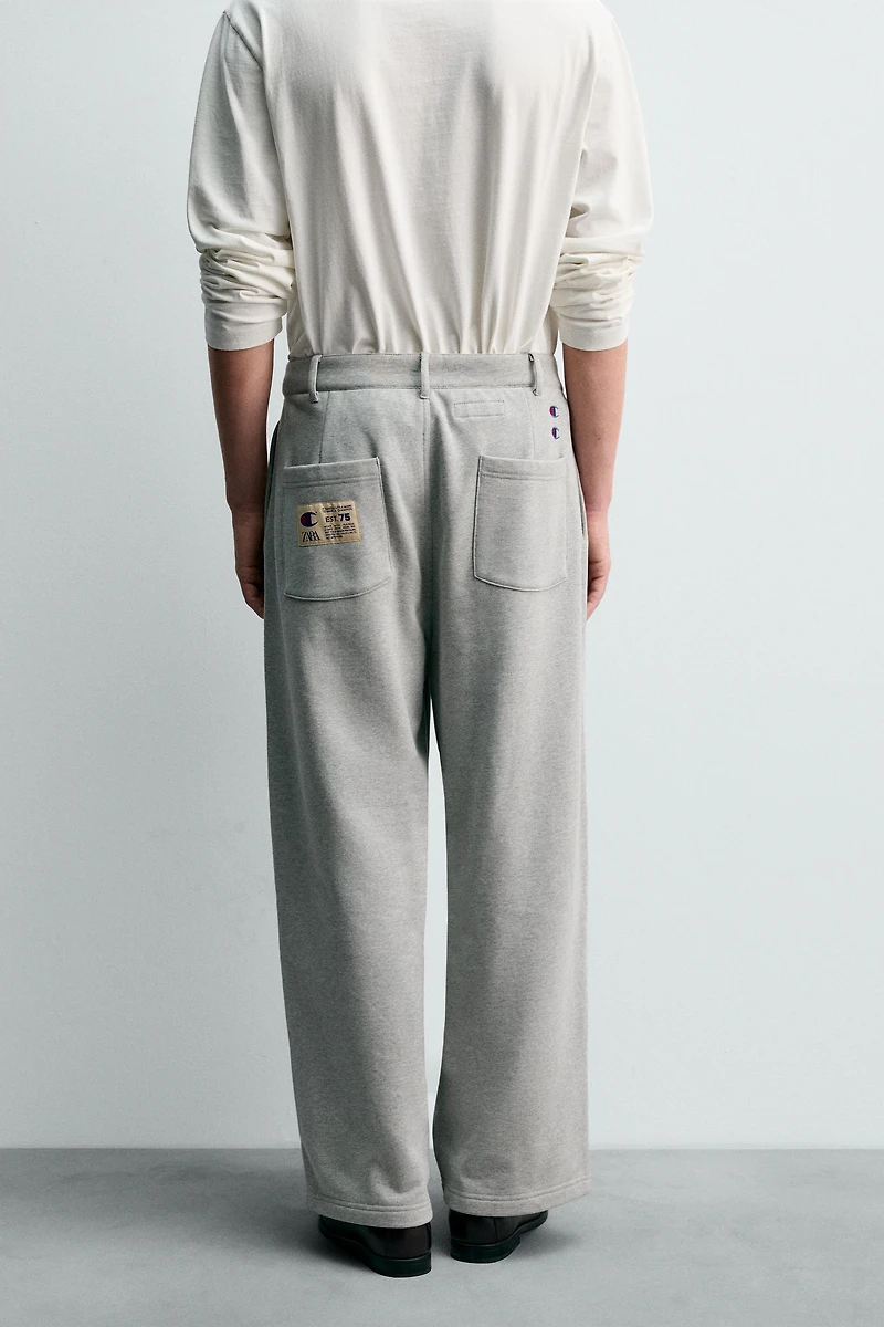 PANTALON COUPE DÉCONTRACTÉE PLIS CHAMPION ® X ZARA