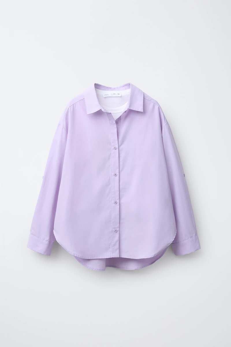 PLAIN SHIRT AND CROPPED LILO & STITCH © DISNEY T-SHIRT SET