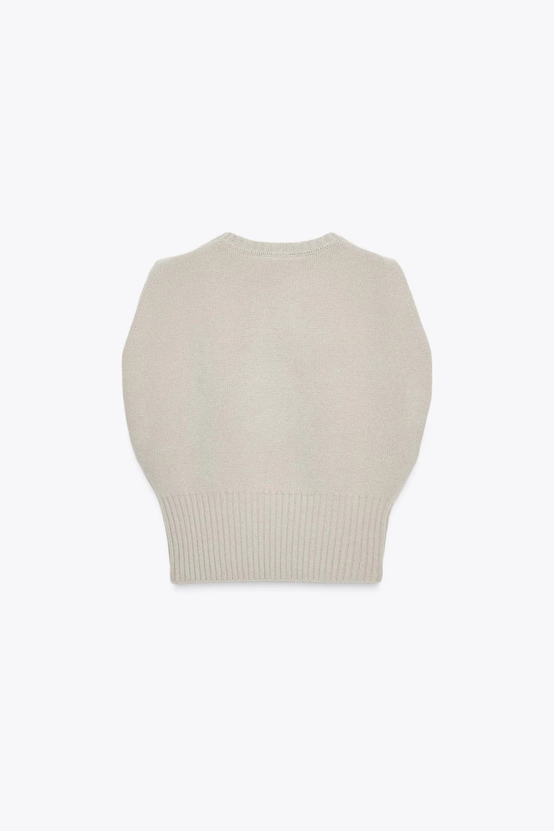 GILET EN MAILLE LAINE