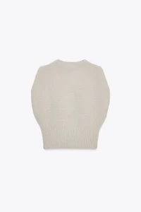 GILET EN MAILLE LAINE
