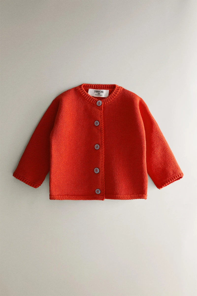 VESTE BÉBÉ COTON