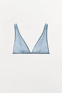LIMITED EDITION 100% SILK CRINKLE EFFECT BRALETTE