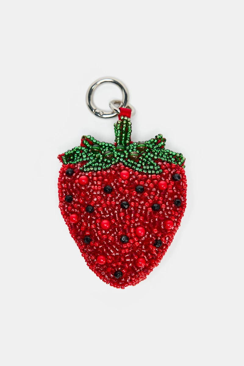 BEADED FRUIT CHARM