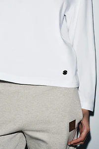 LONG SLEEVE T-SHIRT WITH LABEL