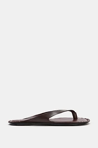 LEATHER STUDDED SANDALS