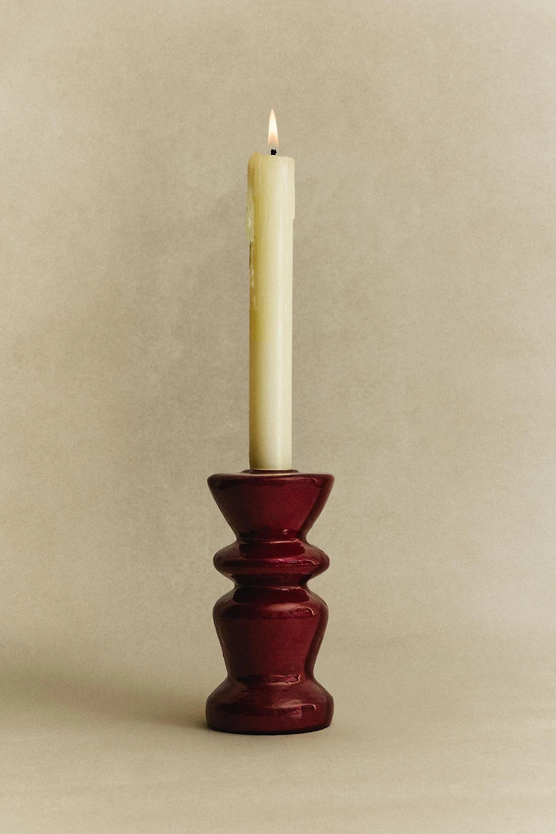 TERRACOTTA CANDLESTICK