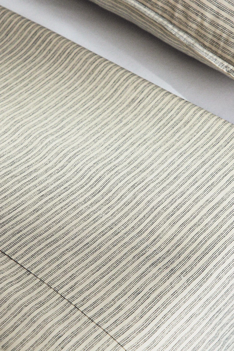 DYED THREAD STRIPED FLAT SHEET