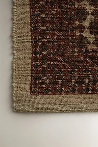 PRINTED JUTE AREA RUG
