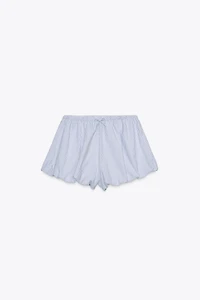 STRIPED CULOTTE SHORTS