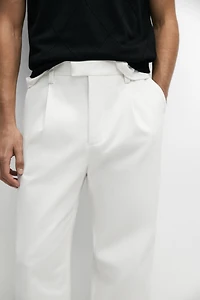 Cotton blend pants