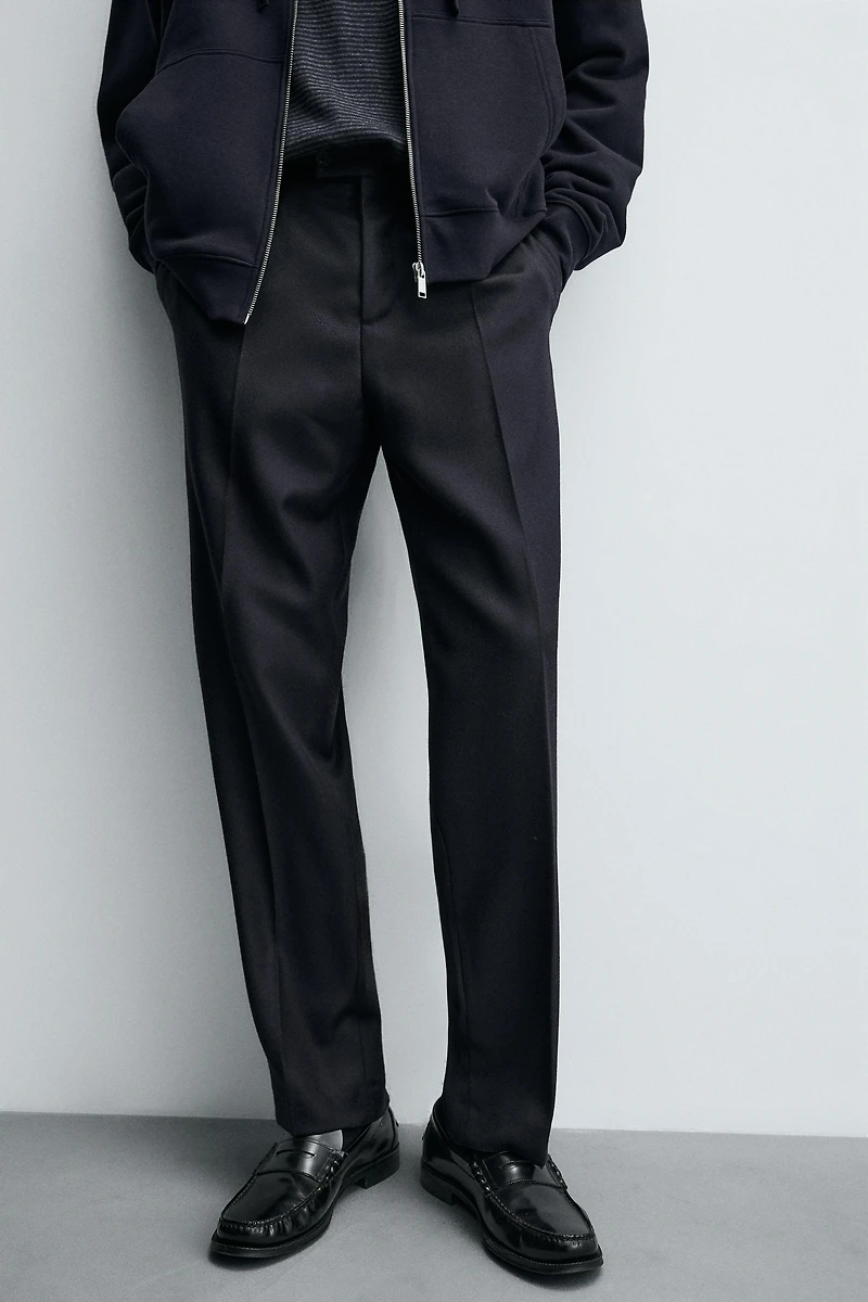 PANTALON STRUCTURÉ 100% LAINE