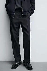 PANTALON STRUCTURÉ 100% LAINE