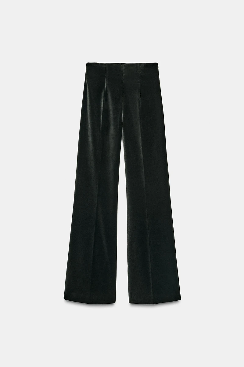 FLARE VELVET PANTS ZW COLLECTION