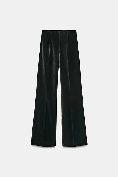 FLARE VELVET PANTS ZW COLLECTION