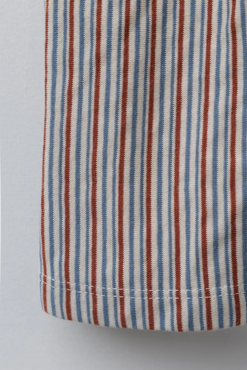 STRIPED OVERALLS