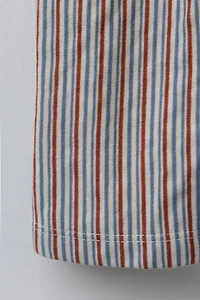STRIPED OVERALLS