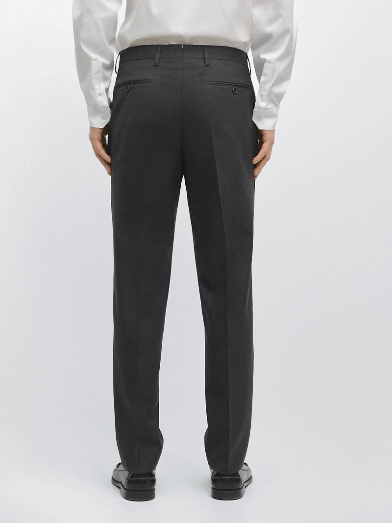 Cold wool suit trousers