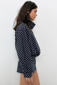 PUFFED POLKA DOT JACKET