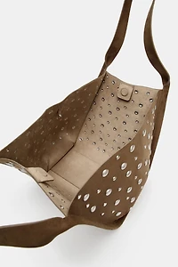 STUDDED CITY BAG