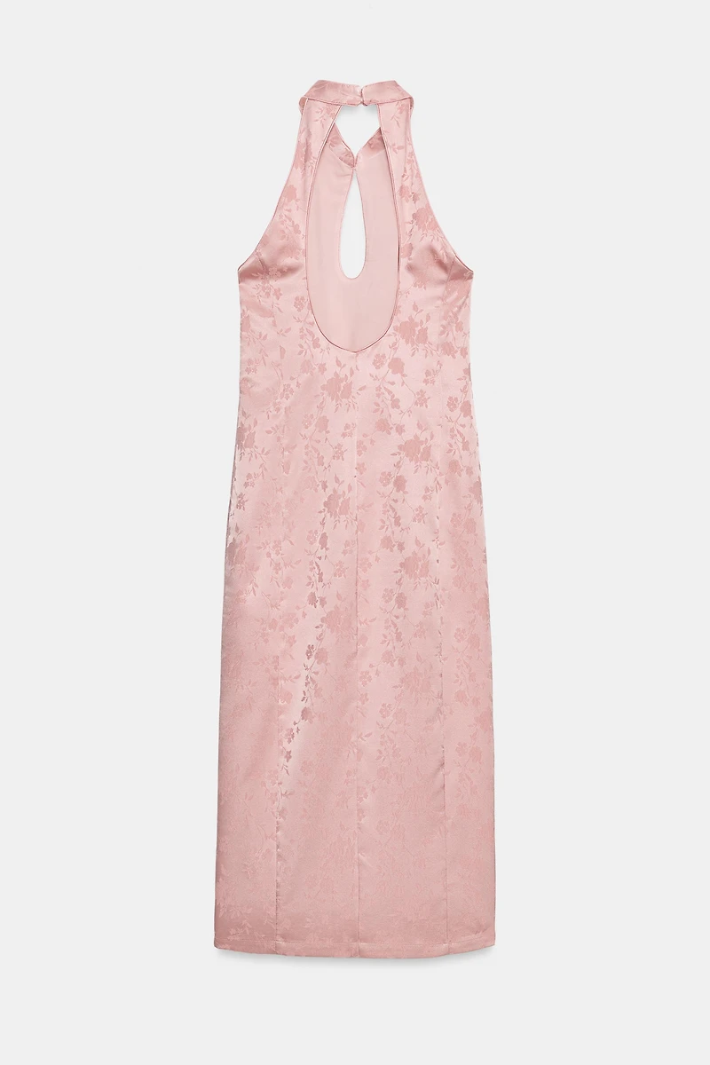 ROBE MI-LONGUE EN JACQUARD