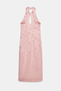 ROBE MI-LONGUE EN JACQUARD