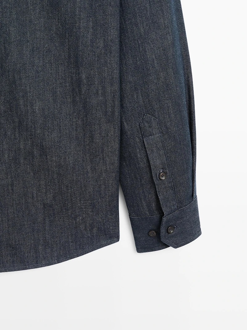 Heavy weight denim shirt