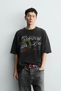 COMBINATION PRINT SWEATSHIRT