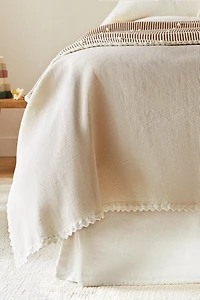FADED LINEN BEDSKIRT