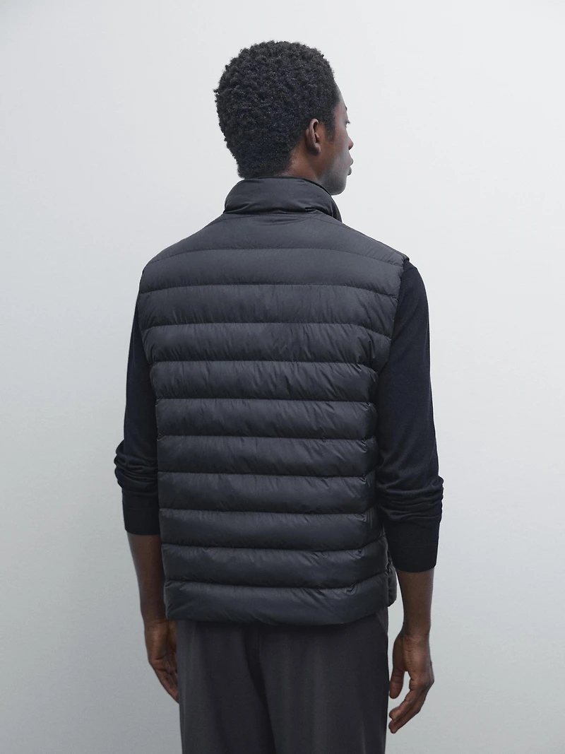 Veste sans manches réversible déperlante