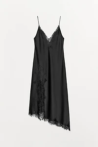 ROBE SATINÉE DENTELLE ZW COLLECTION