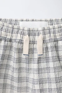 PUKAS SURF PLAID SEERSUCKER SHORTS