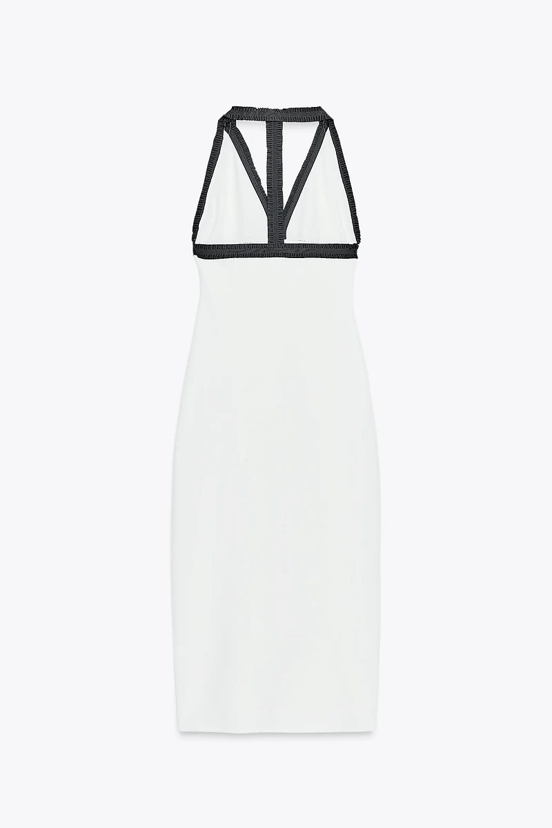 HALTER STRETCH CONTOURING DRESS