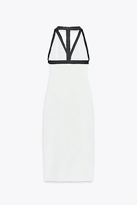 HALTER STRETCH CONTOURING DRESS