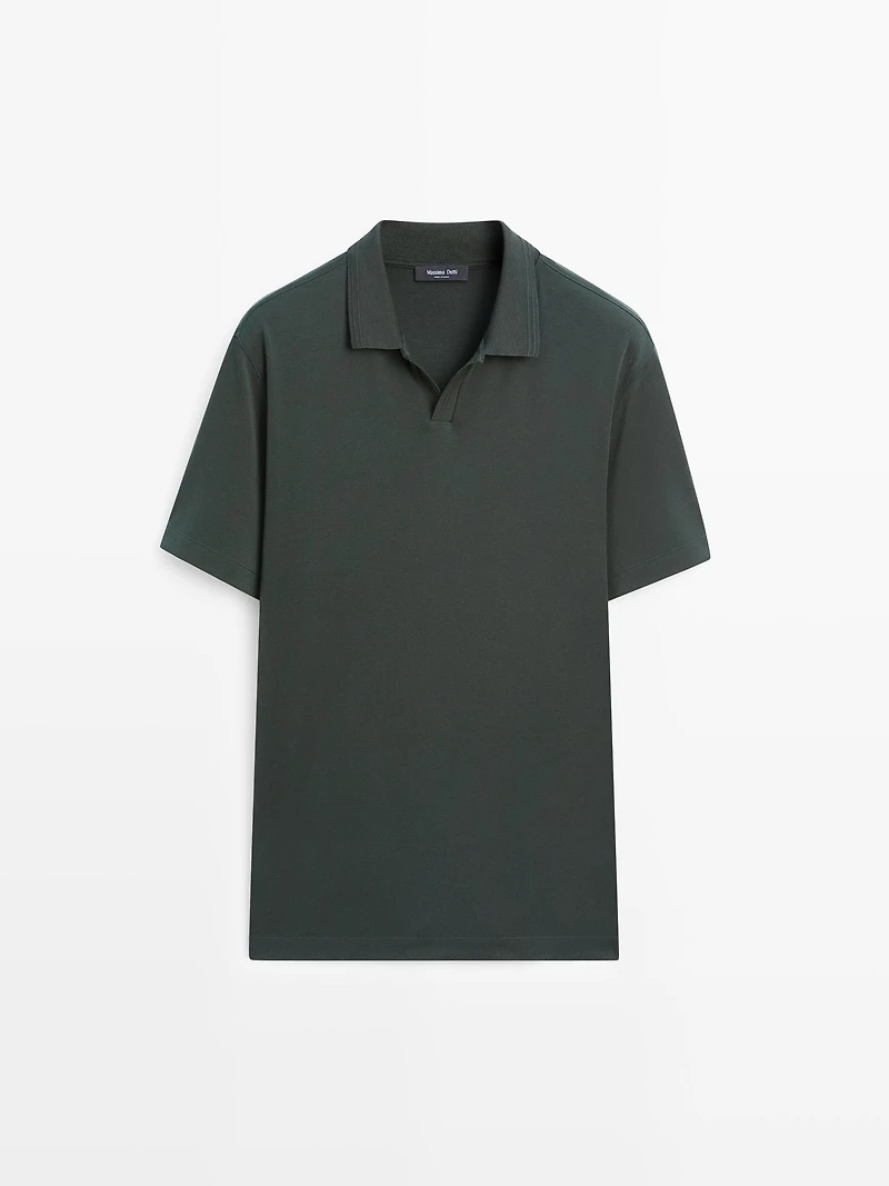 100% cotton short sleeve polo shirt
