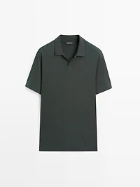 100% cotton short sleeve polo shirt
