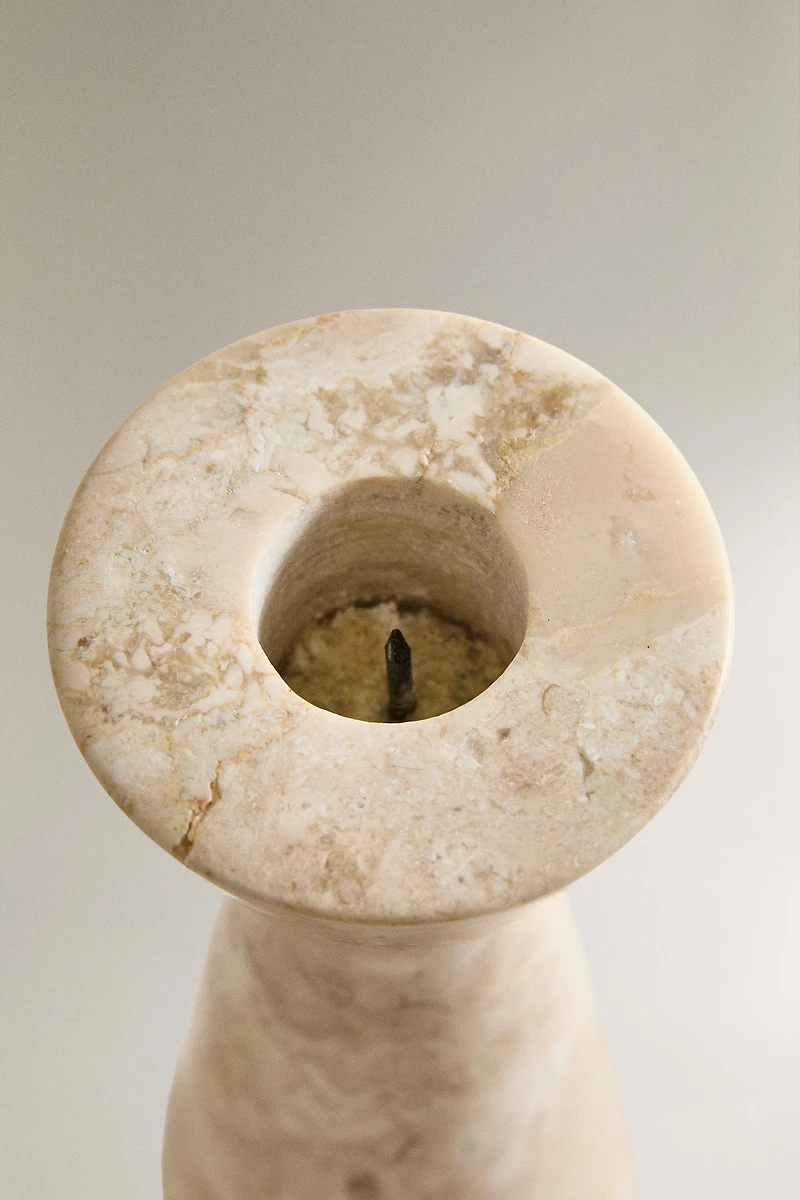 MARBLE CANDLEHOLDER