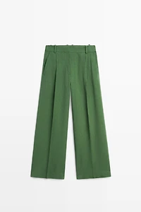 Flowing total look pants