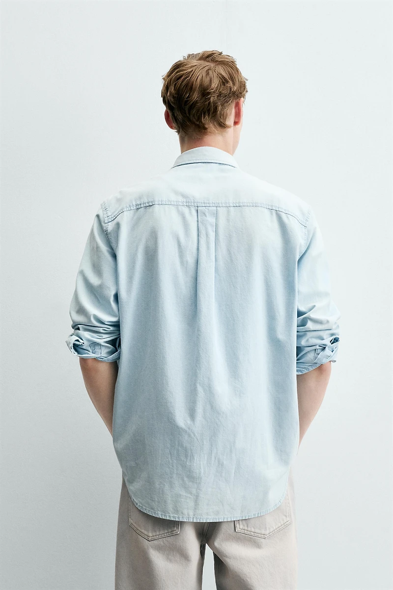 REGULAR FIT DENIM SHIRT