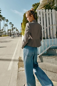 TAILORED BLAZER WITH LAPEL BUTTONS