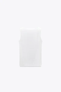WIDE STRAP POLYAMIDE TOP